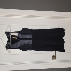 Rebecca Taylor Tweed Lace Pleated Dress